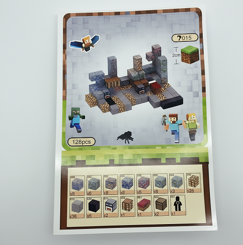 Дитячий магнітний конструктор у стилі Myplanet ”Копальня кристалів” з 128 блоків - Зображення 5