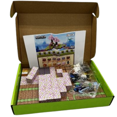 Дитячий магнітний конструктор Myplanet ”Сакура” з 128 блоків - Зображення 3