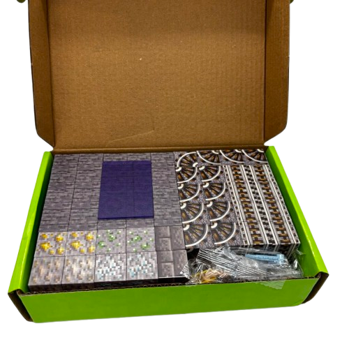 Дитячий магнітний конструктор Myplanet ”Шахта з порталом незера” з 106 блоків - Зображення 4