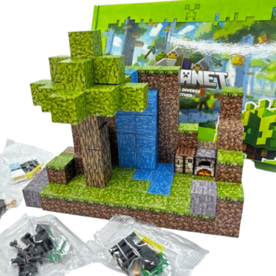 Дитячий магнітний конструктор Myplanet '' Водоспад'' з 132 блоків