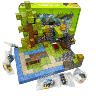 Дитячий магнітний конструктор Myplanet ”Початкова база” з 212 блоків