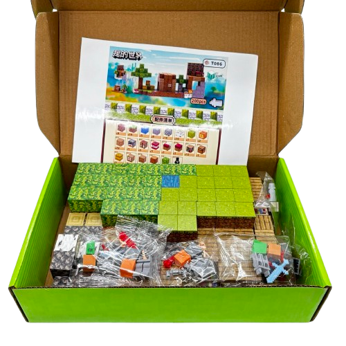 Магнітний конструктор MyPlanet “Велика База” — 200 деталей - Зображення 3