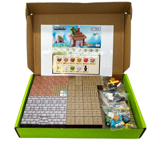 Магнітний конструктор Myplanet "Герої" 128 кубічних блоків - Зображення 4