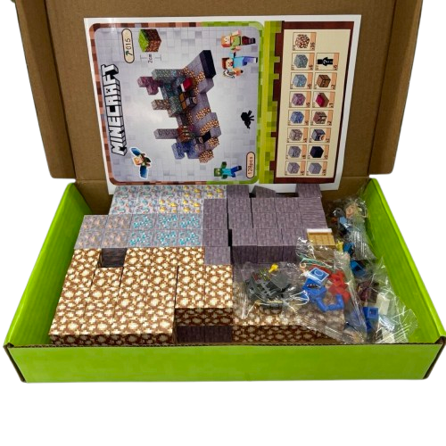 Дитячий магнітний конструктор у стилі Myplanet ”Копальня кристалів” з 128 блоків - Зображення 3